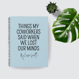 Custom Nurse Journal, Funny Hospital Coworker Gift Notitieboek