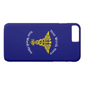 Custom Nurse Practitioner Caduceus Case-Mate iPhone Case (Achterkant (Horizontaal))
