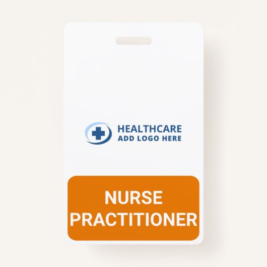 Custom Nurse Practitioner NP Recognition Companion Badge (Voorkant)