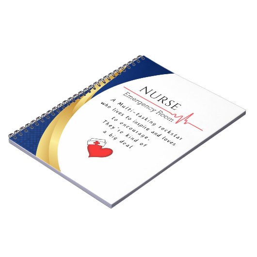 Custom Nurse Specialty Notitieboek (Linkerzijde)