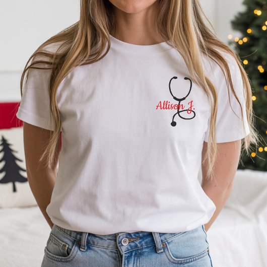 Custom Nurse T-shirt, Geregistreerd Nurse Shirt