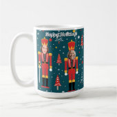 custom nutcracker 5 face photo Mug coffee cup Koffiemok (Links)
