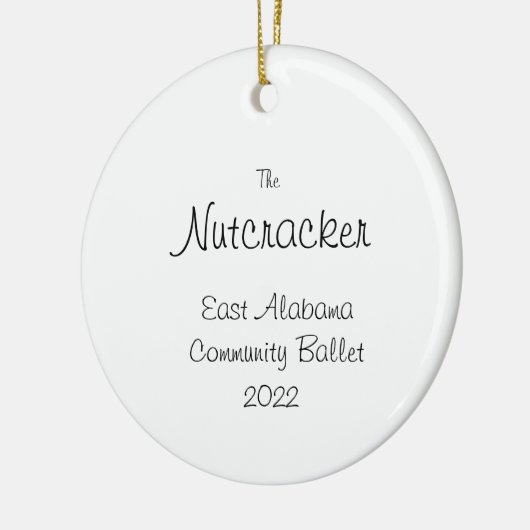 Custom Nutcracker Ornament for Ashley B, neem 3 (Links)