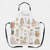 Custom Nutcracker & Sugar Plum Fairy Apron Schort (Voorkant)