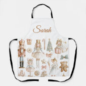 Custom Nutcracker & Sugar Plum Fairy Apron Schort (Voorkant)