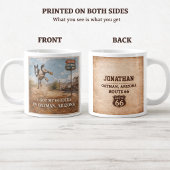 Custom Oatman Donkey Route 66 Centennial Gift Grote Koffiekop