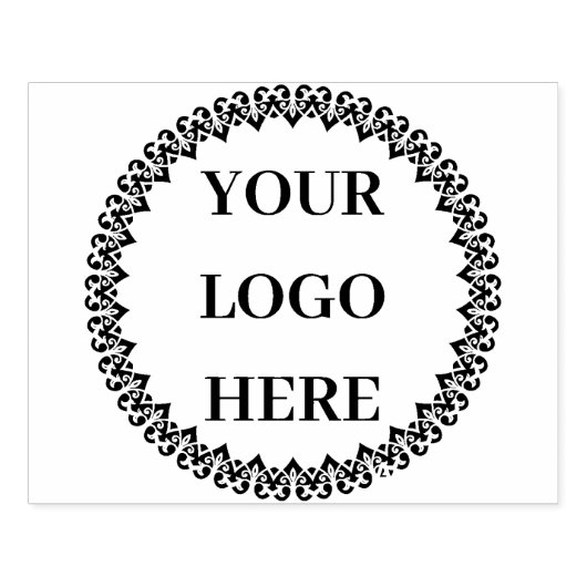 Custom Office Branding Large Rubber Logo Stamp Rubberstempel (Afrduk)