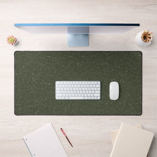 Custom Olive Green Desk Mat - Slank & Modern (Kantoor 1)
