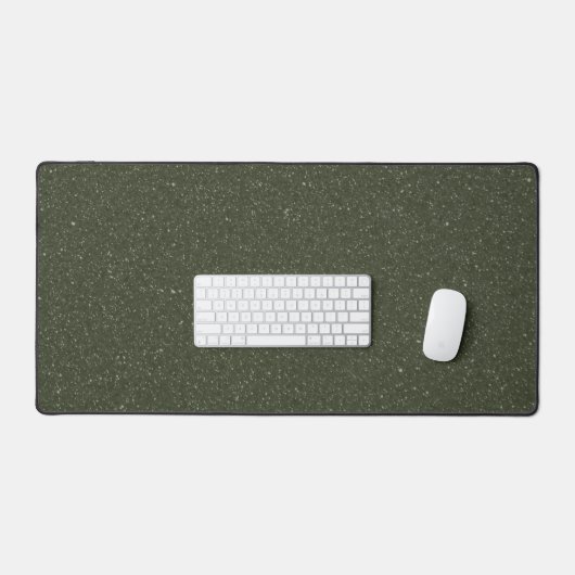 Custom Olive Green Desk Mat - Slank & Modern (Keyboard & Muis)