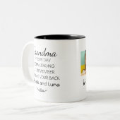 Custom Oma We Love You Keepsake Foto Mok (Voorkant links)