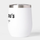 Custom Oma's Sippy Cup Wijn Tumbler (Achterkant)