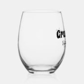 Custom Oma's Sippy Cup Wijnglas Zonder Voet (Rechts)