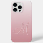 Custom Ombre Licht Perzik Blush Roze Verloop Case-Mate iPhone Case (Achterkant)