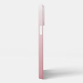 Custom Ombre Licht Perzik Blush Roze Verloop iPhone Hoesje (Rechterkant)