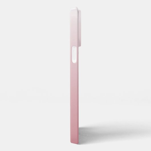Custom Ombre Licht Perzik Blush Roze Verloop iPhone Hoesje (Rechterkant)
