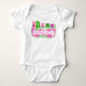 Custom One in a Melon Verjaardag op elke leeftijd Romper (Voorkant)