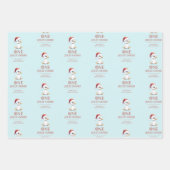 Custom One Jolly Goose December First Birthday Inpakpapier Vel (Voorkant 3)