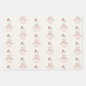 Custom One Jolly Goose December First Birthday Inpakpapier Vel (Voorkant 2)