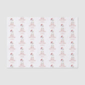 Custom One Jolly Goose December First Birthday Tissuepapier (Voorkant)