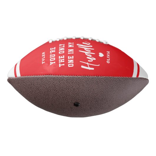 Custom “Only One in My Huddle” 12 Photo American Football (Gedraaid 270)