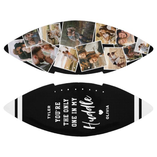 Custom “Only One in My Huddle” 12 Photo American Football (Panelen)