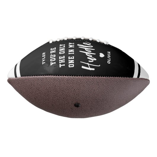 Custom “Only One in My Huddle” 12 Photo American Football (Gedraaid 270)