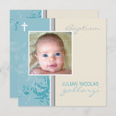 CUSTOM ONTWERP:: Suzana Doopsel Uitnodigen - posh  Kaart (Voorkant / Achterkant)