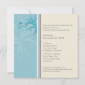 CUSTOM ONTWERP:: Suzana Doopsel Uitnodigen - posh  Kaart (Achterkant)