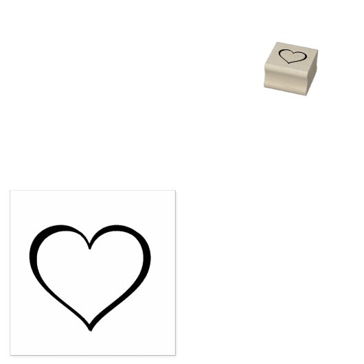 Custom Ontwerp Uw Logo Personaliseer Hart w / Text Rubberstempel (Gestempeld)