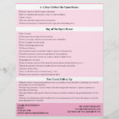 Custom Open House Checklist voor agenten Flyer (Achterkant)