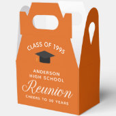 Custom Oranje High School Alumni Reunion Party Bedankdoosjes (Open)