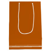 Custom Oranje White Law School Afstudeerfeest Medium Cadeauzakje (Achterkant)