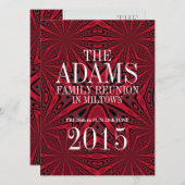 ::CUSTOM ORDER:: Adams Family Reunion Party Uitnod Kaart (Voorkant / Achterkant)