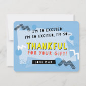 CUSTOM ORDER dank u opgeslagen door de bel Bedankkaart (Voorkant)