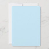 CUSTOM ORDER Logan's 4e verjaardag trein uitnodigi Kaart (Achterkant)