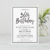 CUSTOM ORDER modern verjaardagsfeestje voor Will Kaart (Staand voorkant)