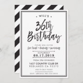 CUSTOM ORDER modern verjaardagsfeestje voor Will Kaart (Voorkant / Achterkant)