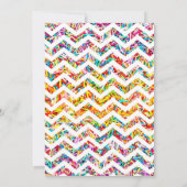 CUSTOM ORDER Sweet Emersyn Baby shower Invitation Kaart (Achterkant)