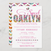 CUSTOM ORDER Sweet Oaklyn Baby shower Uitnodiging (Voorkant / Achterkant)