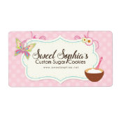 CUSTOM ORDER - Whimsical Bakkerij Verpakking Label (Voorkant)