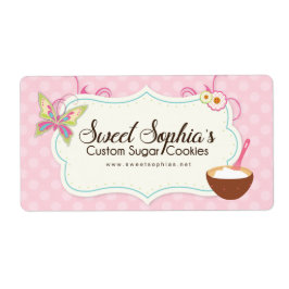 CUSTOM ORDER - Whimsical Bakkerij Verpakking Label