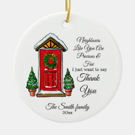 custom ornament for neighbor couple - families