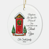 custom ornament for neighbor couple - families (Links)