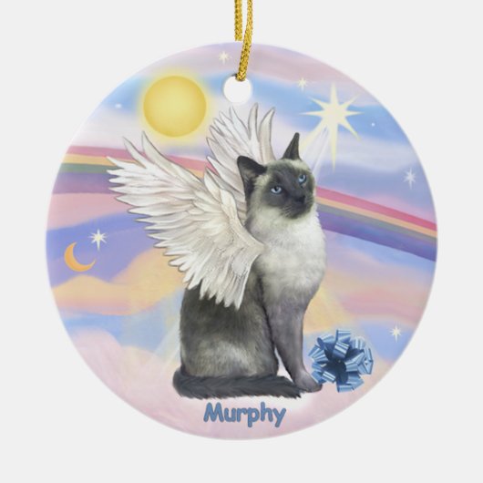 CUSTOM ORNAMENT "Murphy" (Siamese Blue Point)-R (Voorkant)