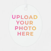 Custom Ornament | Photo, Name & Family Keepsake (Achterkant)
