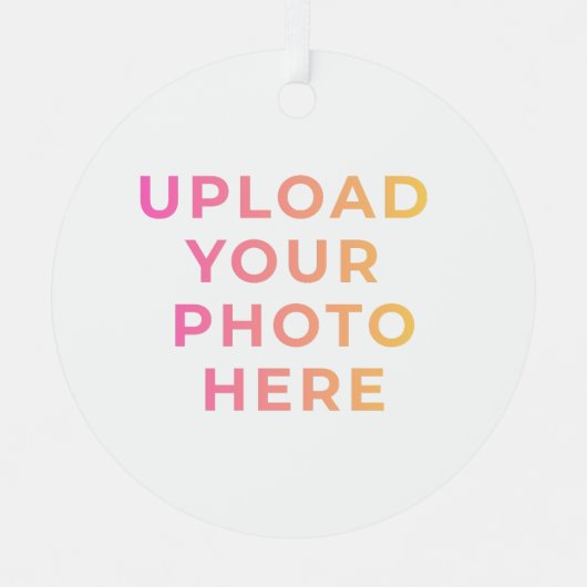 Custom Ornament | Photo, Name & Family Keepsake (Voorkant)