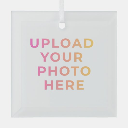 Custom Ornament | Photo, Name & Family Keepsake (Voorkant)