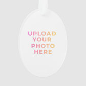 Custom Ornament | Photo, Name & Family Keepsake (achterkant)