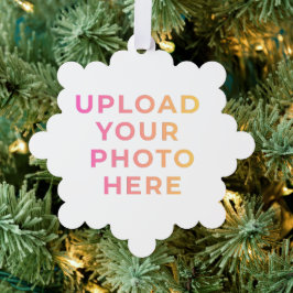 Custom Ornament | Photo, Name & Family Keepsake Kaart