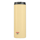 Custom Outdoor Nature Scene Pixel Art Graphic  Thermosbeker (Achterkant)